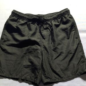 ASOS Dark Green Drawstring Shorts Size Small